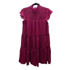 Maison Tara Smocked Tiered‎ Dress – Size 10 – NWT